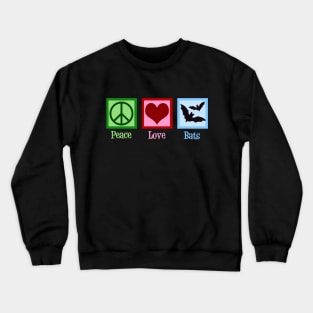 Peace Love Bats Crewneck Sweatshirt